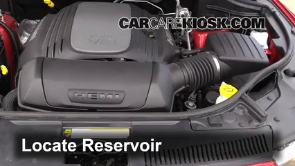 2013 Dodge Durango RT 5.7L V8 Windshield Washer Fluid Add Fluid
